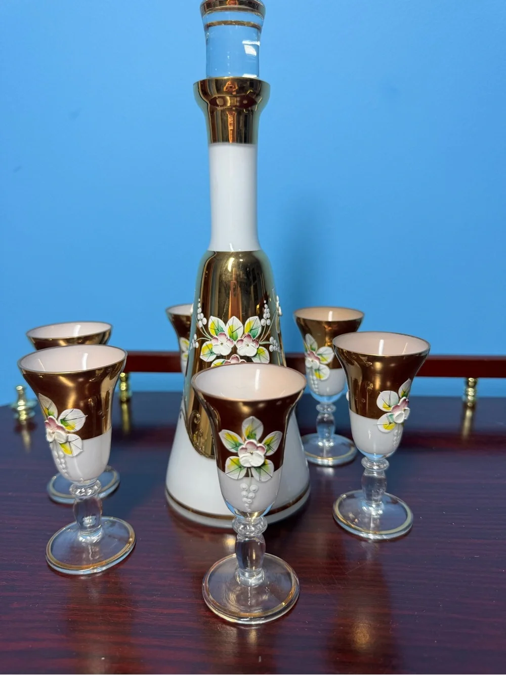 Bohemian vintage glass